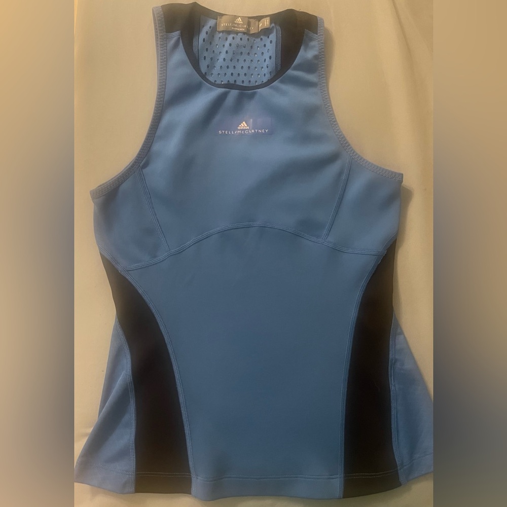 Adidas &Stella McCartney top ,size S,sport wear,blue color